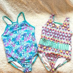 Two Girls S One Piece Swimsuits